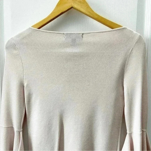 Banana Republic Handkerchief Sleeve Sweater Knit Top Blush Pink  Size XS - Picture 8 of 16